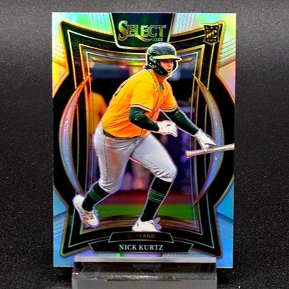 Nick Kurtz Select Silver Holo Prizm RC Athletics Top Prospect